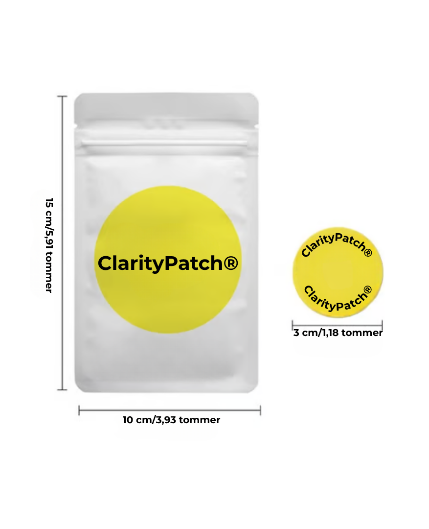 ClarityPatch® | Din dagliga lösning för humör och energi – med bara ett enkelt plåster.