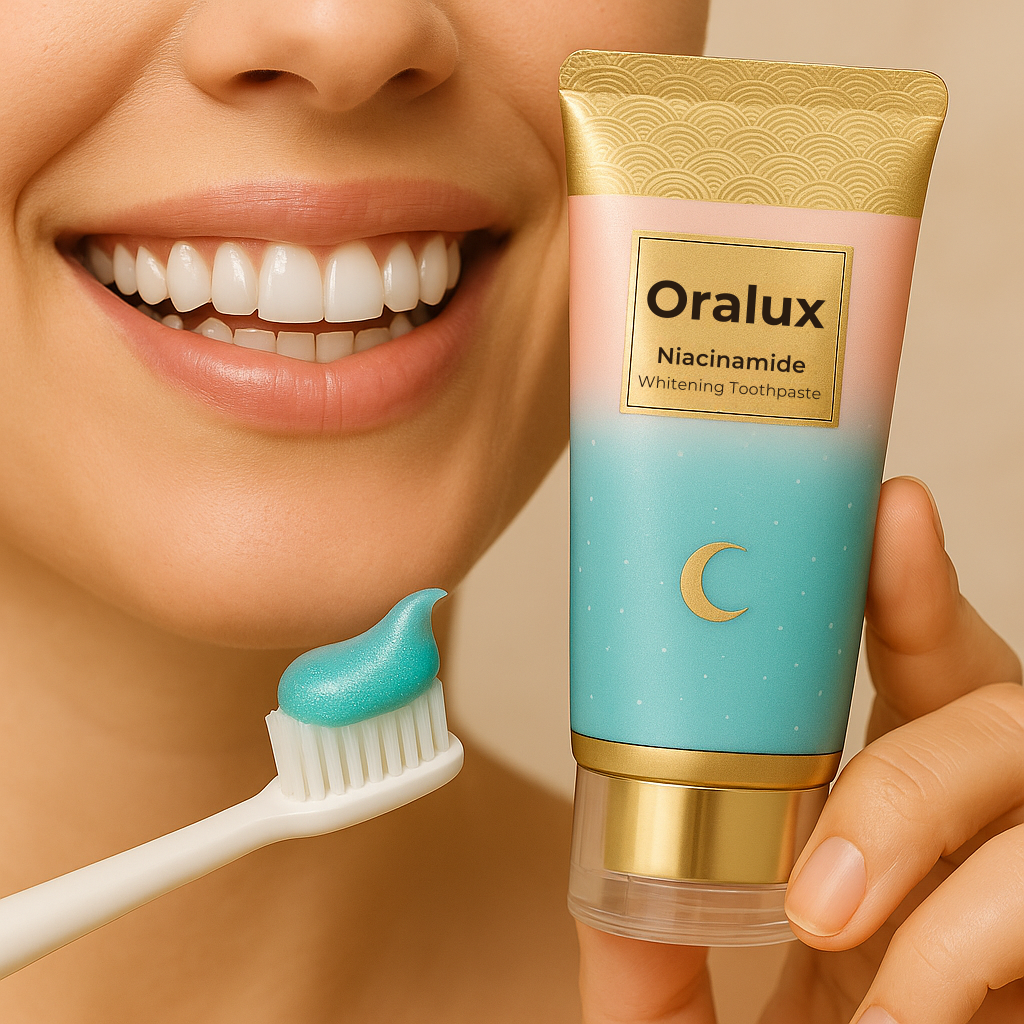 Oralux® | Tandkräm med niacinamid för vitare tänder