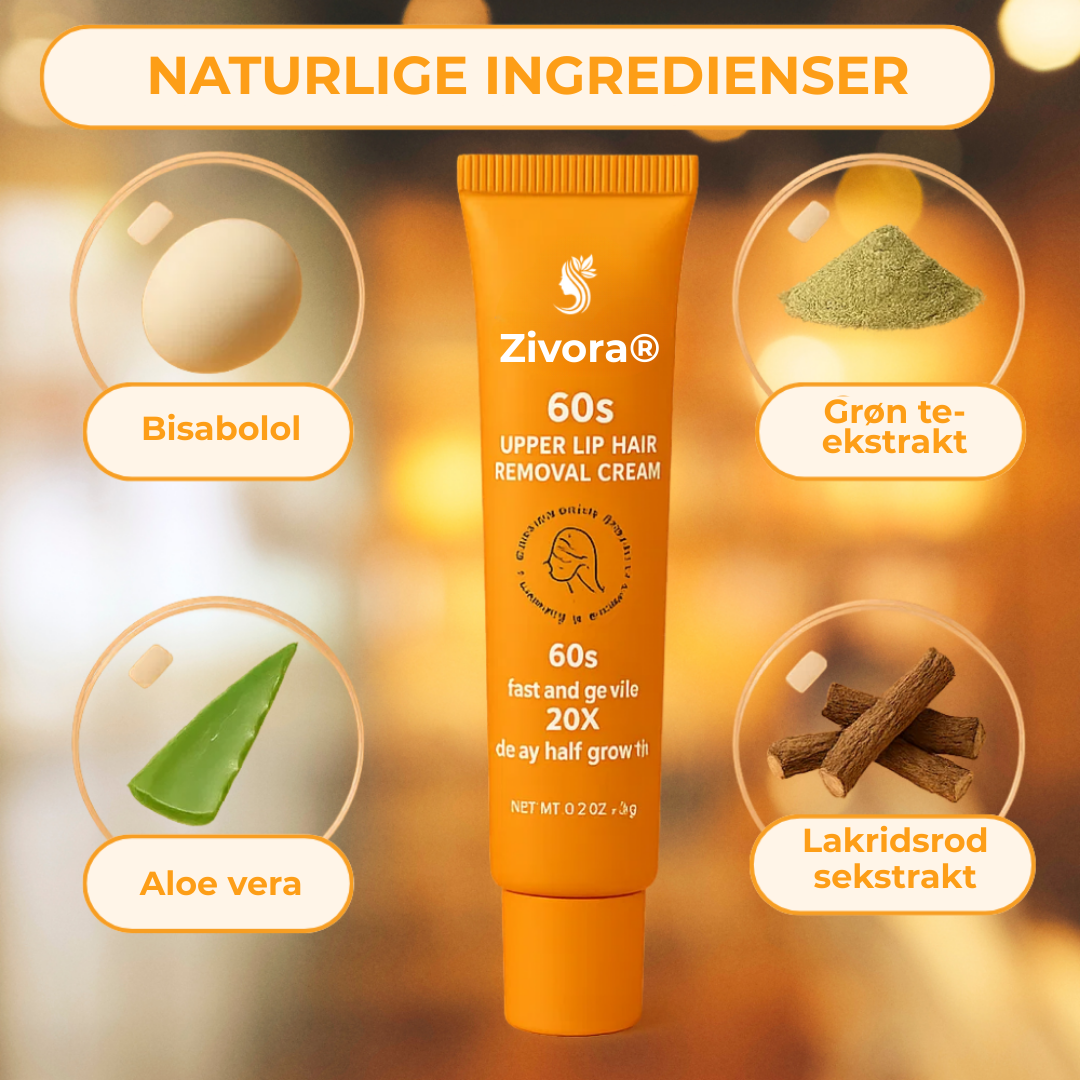 Zivora® | Ta bort 97 % av ansiktshåret på bara 4 dagar – ingen rakning, vaxning eller irritation längre!
