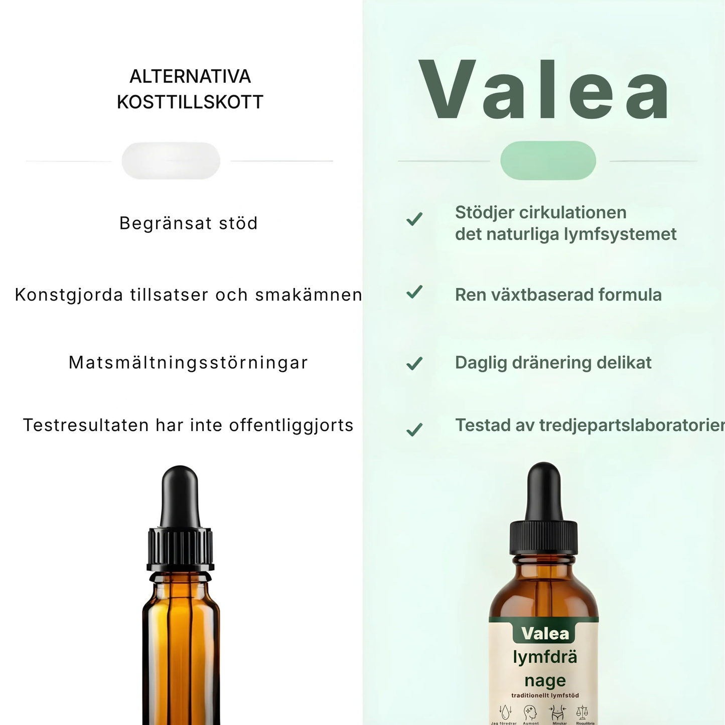 Valea® | Wellness-droppar för lymfdränering