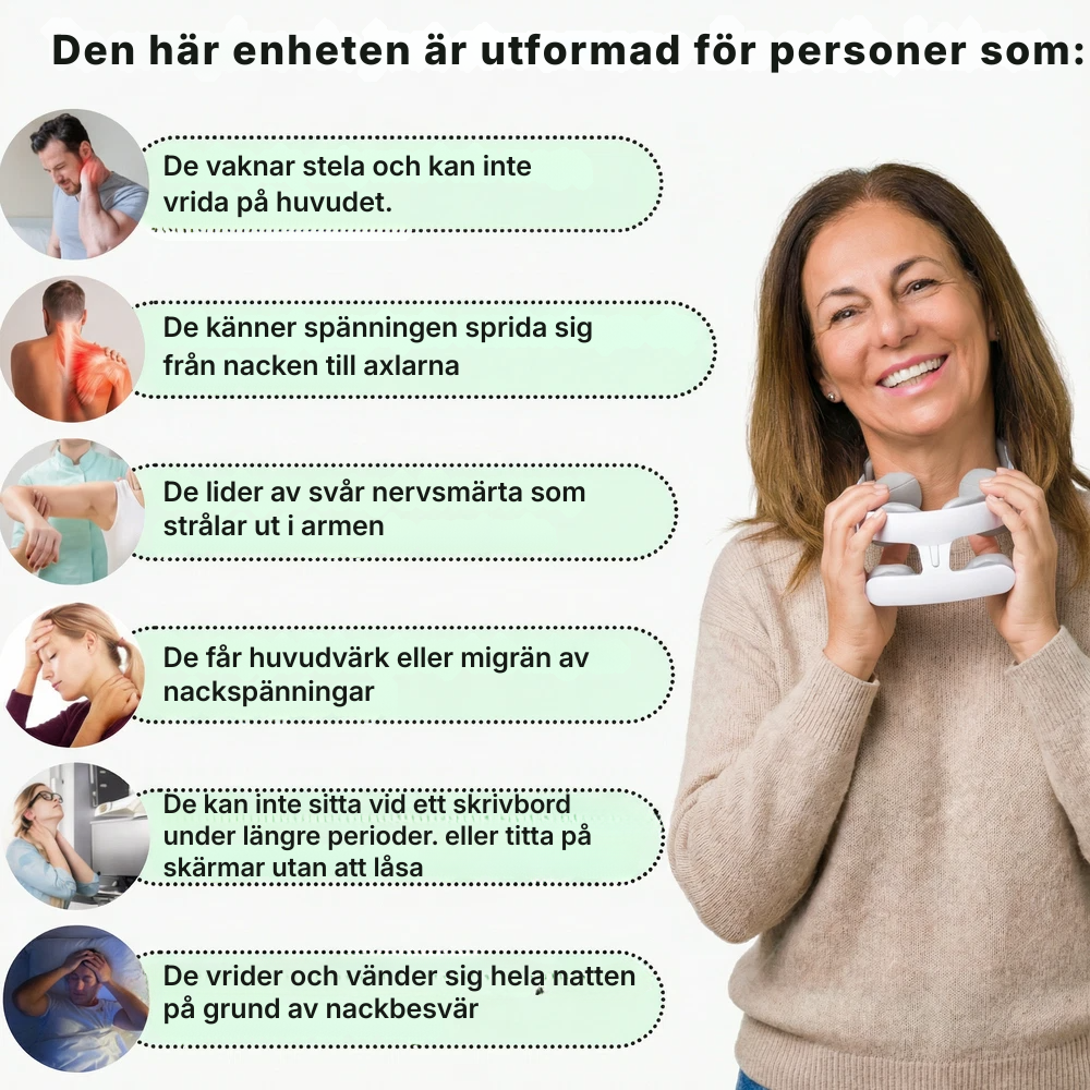 Cervora® | Värmebehandling + 6 vibrationslägen