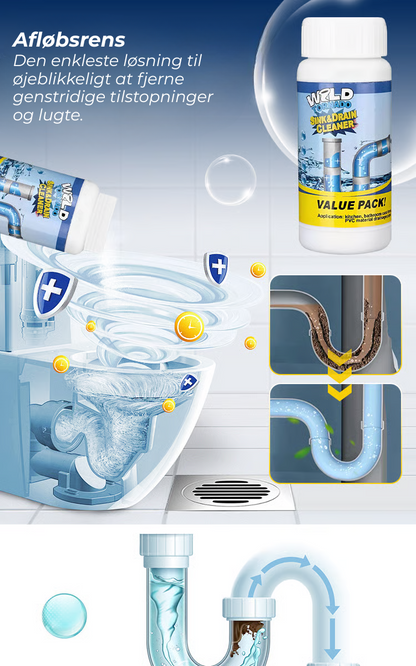 FriskRør® | Enzymaflödesrens – Djuprengörande, Rörsäker, Citrusfräsch