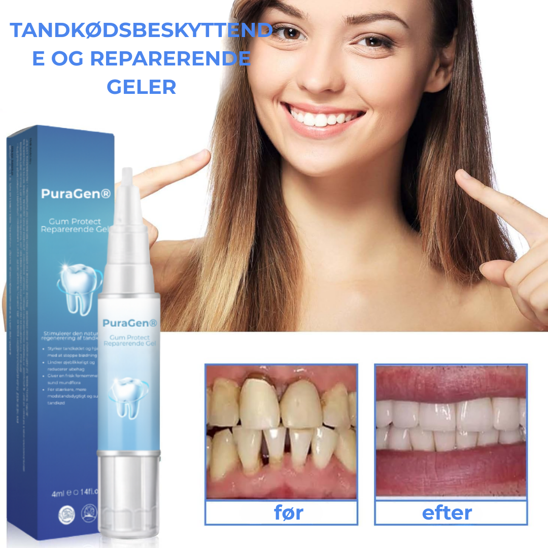 PuraGen® | Friskare tandkött och upp till 95 % vitare tänder på bara 3 dagar!
