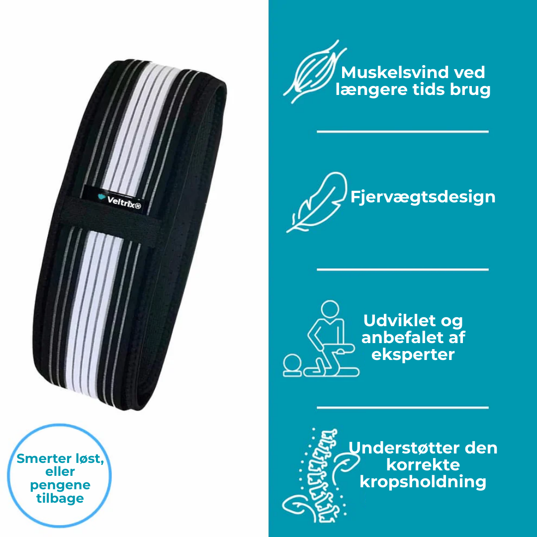 Veltrix® Ryggstödjande bälte | Bli fri från ischias- och ryggsmärtor på endast 2 veckor!