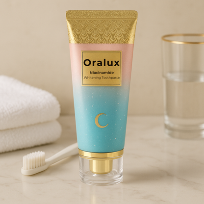 Oralux® | Tandkräm med niacinamid för vitare tänder