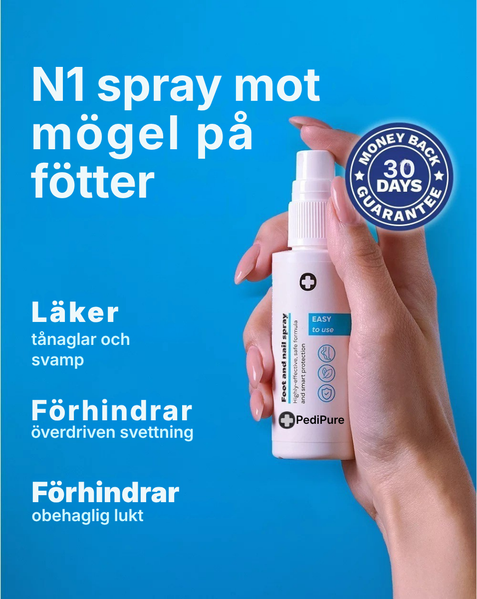 PediPure® | Nagelvårdsspray för friska fötter och naglar