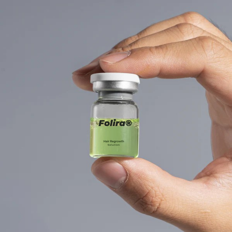 Folira® | Håråterväxtsystem – 1 infusionssystem, 4 serum