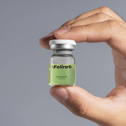 Folira® | Håråterväxtsystem – 1 infusionssystem, 4 serum