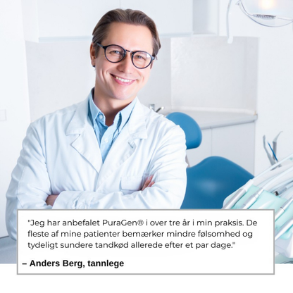 PuraGen® | Friskare tandkött och upp till 95 % vitare tänder på bara 3 dagar!