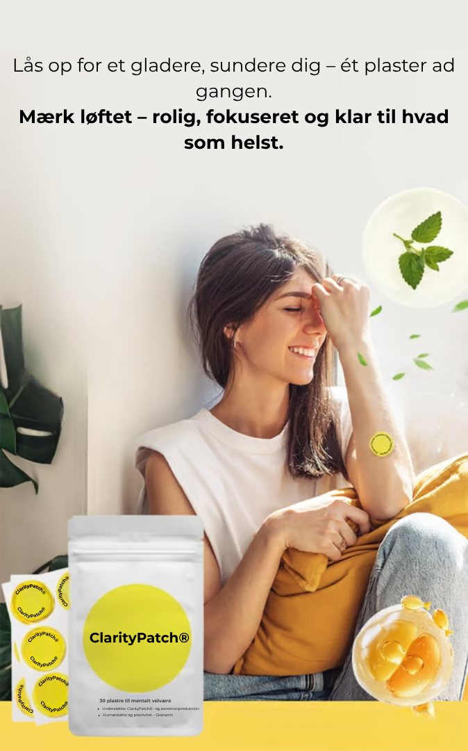 ClarityPatch® | Din dagliga lösning för humör och energi – med bara ett enkelt plåster.