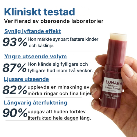 Lunara® | Anti-aging-stick med kalcium och kollagen