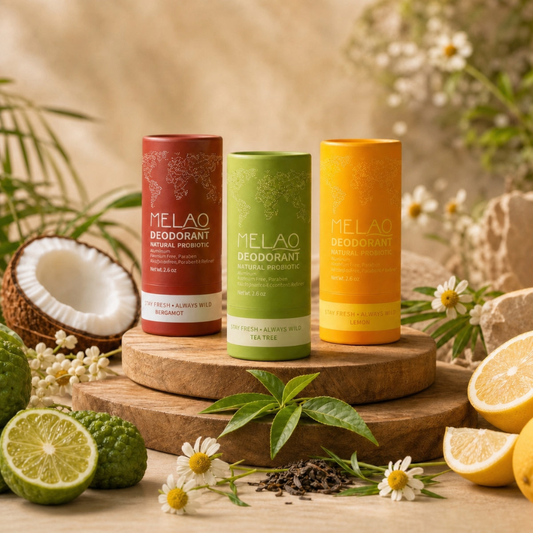 Mirano Deodorant i kartongrör | Naturlig probiotisk deodorant. Utan aluminium och kemikalier. Ingen plast, bara kartongrör.