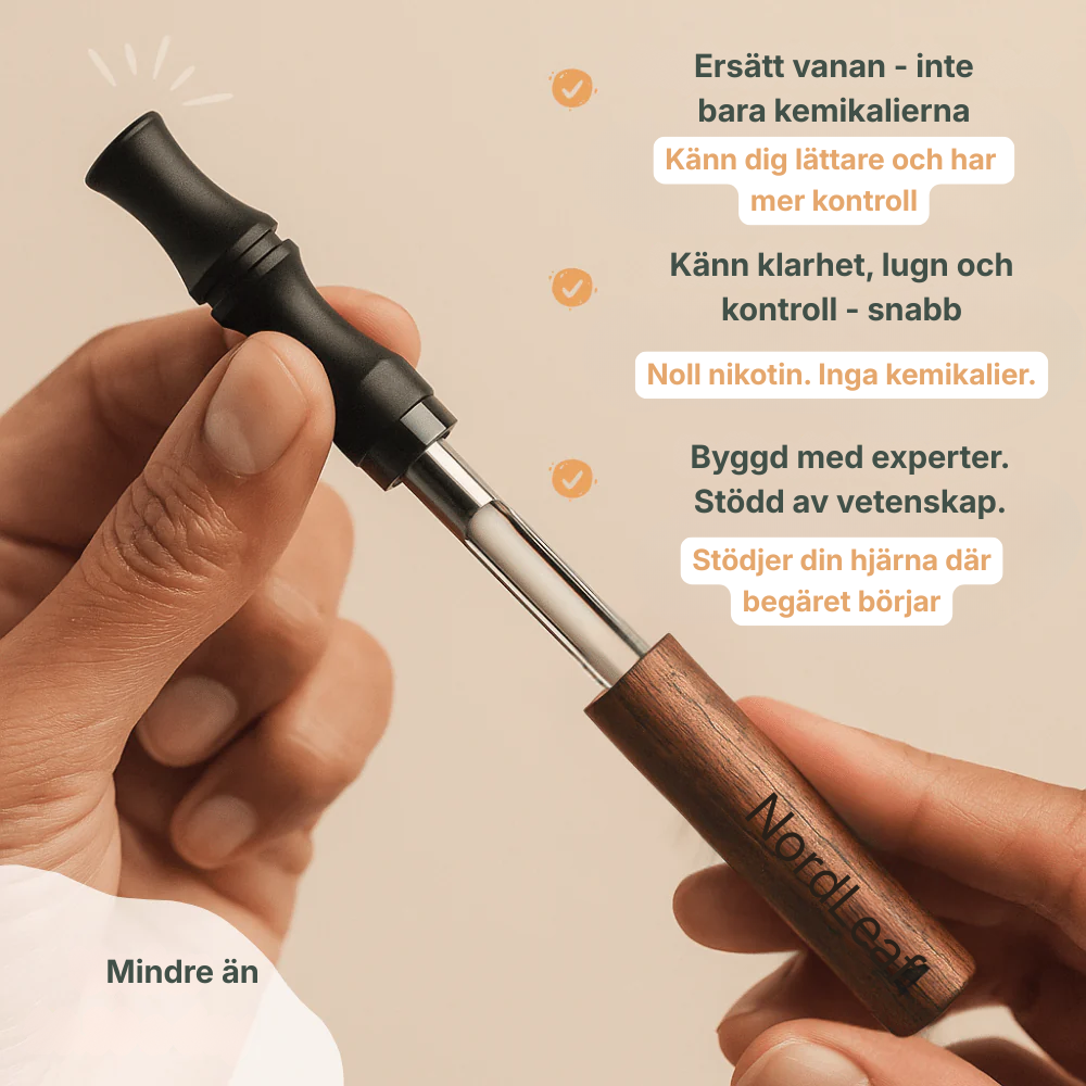 NordLeaf® | Bryter vanan. Inte bara nikotinet – med stöd av neurovetenskap. Bevisat i laboratorier