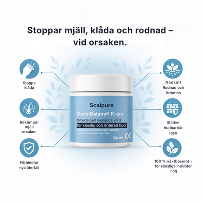 DermBalans® | Bekämpa mjäll, klåda och rodnad vid källan