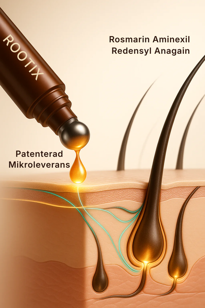 Rootix® | Rosmarin-roll-on-serum för hårväxt