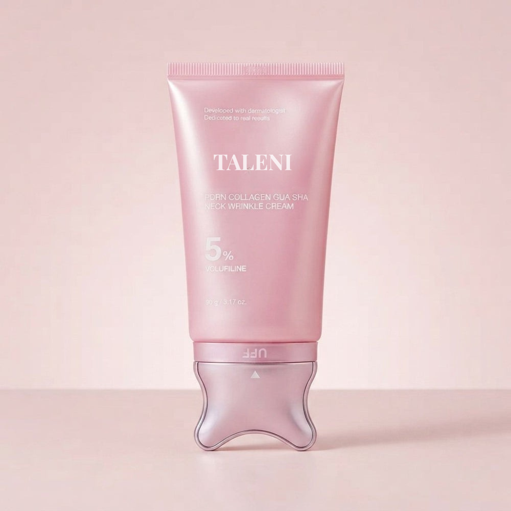 Taleni® Massagekräm för hals, ansikte och käke – Kollagenkräm