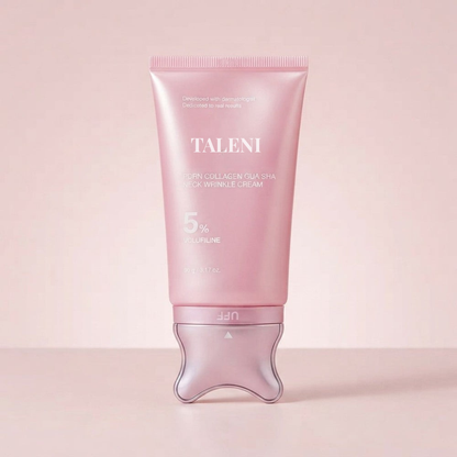 Taleni® Massagekräm för hals, ansikte och käke – Kollagenkräm