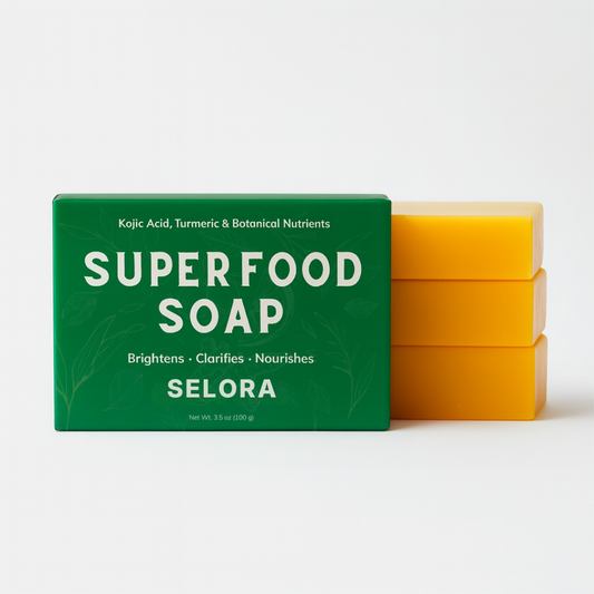 Selora® | Superfood-tvålen mot mörka fläckar