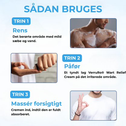 VerruRo® Vårtlindringskräm | Bekämpa vårtor vid roten – Skonsam, snabbtverkande och kliniskt dokumenterad