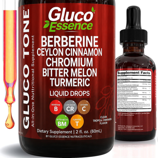 Gluco Essence® | Flytande kosttillskott för blodsocker och ämnesomsättning