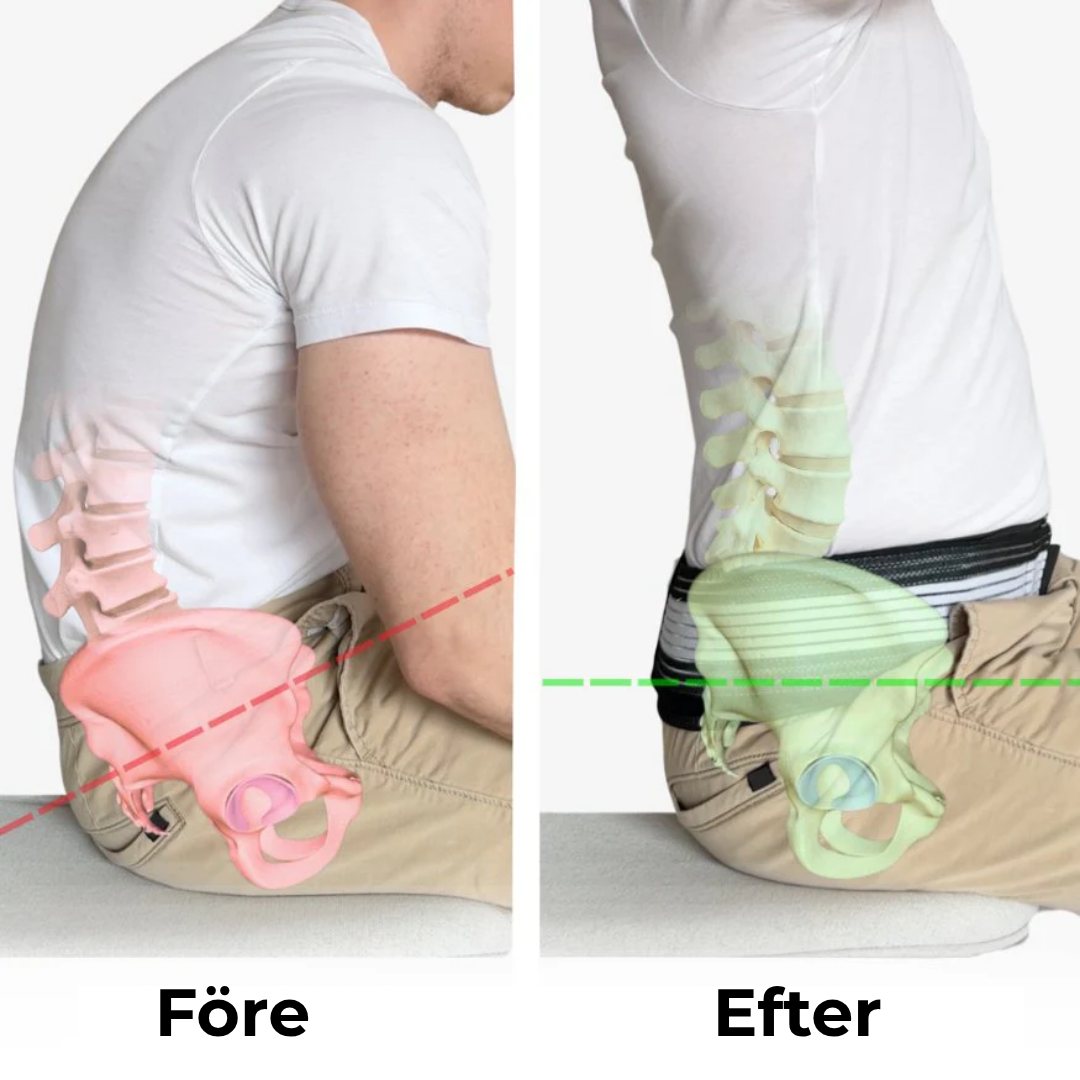 KomfortBältet® | Säg Hejdå Till Ryggsmärta och Hej Till Komfort: Upptäck den Revolutionerande KomfortBältet® för Omedelbar Lindring!