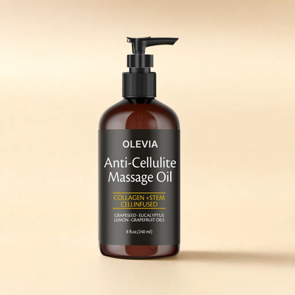Olevia® Massageolja mot celluliter | Inga besvikande krämer från apoteket och inga dyra behandlingar på salong.