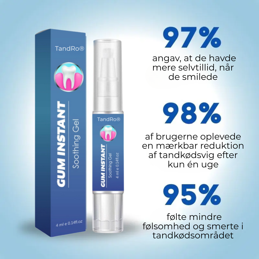 TandRo® | Stoppa tandköttsretraktion naturligt, smärtfritt och på bara 3 dagar!