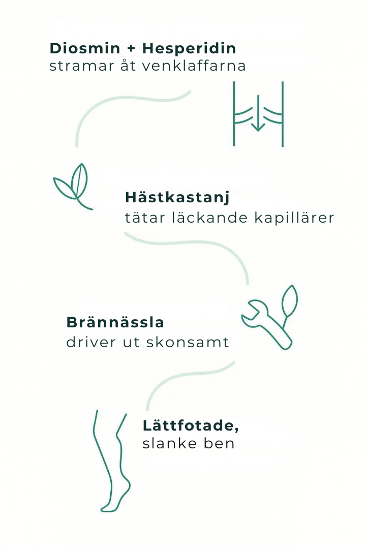 NordBalans® | Släta, fasta ben med naturlig lymf-stimulering 🌿