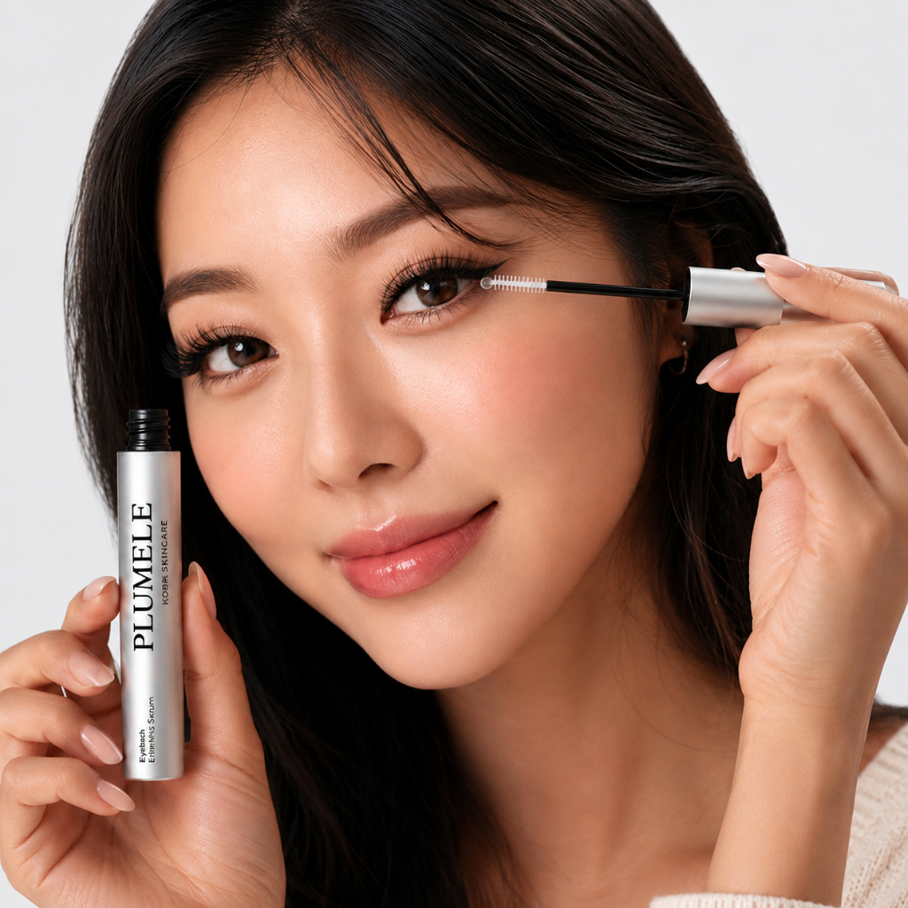 Plumele® Korean Eyelash Serum | längre, fylligare och starkare fransar