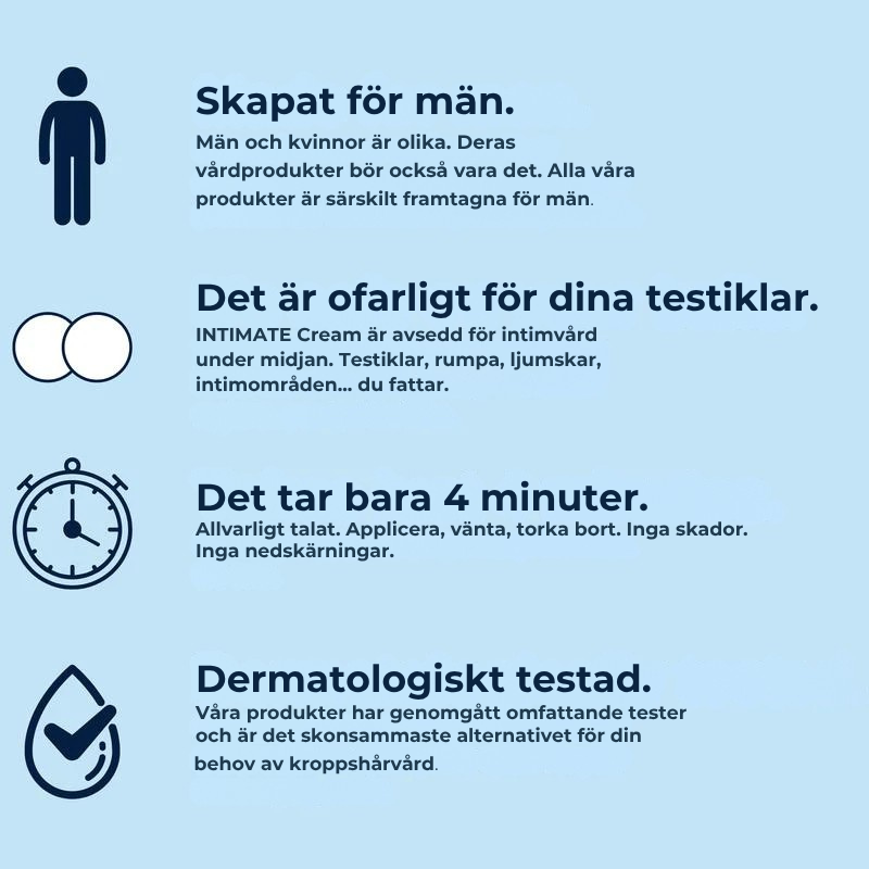 Velrox® | Hårborttagningskräm för intimvård