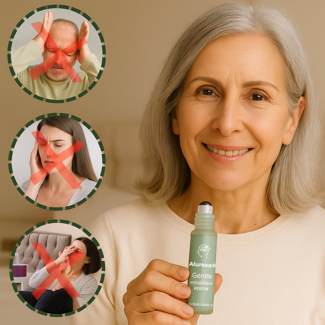 Alurexa® Roll-On | Lindrar huvudvärk med 98 % – på bara 3 minuter