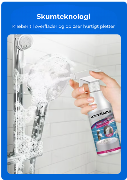 SparkBath® | Ditt badrum har aldrig varit så enkelt att rengöra