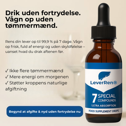 LeverRen® | Avgiftning och återställ din lever på bara 7 dagar!