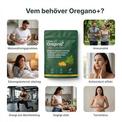 Virexa® - Oregano+ | Bekämpar skadliga bakterier, främjar tarmhälsan och lindrar magbesvär