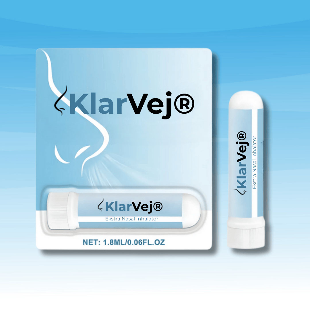 KlarVej® | Näseinhalator, ta bort täppt näsa på endast 7 minuter – och andas fritt igen!