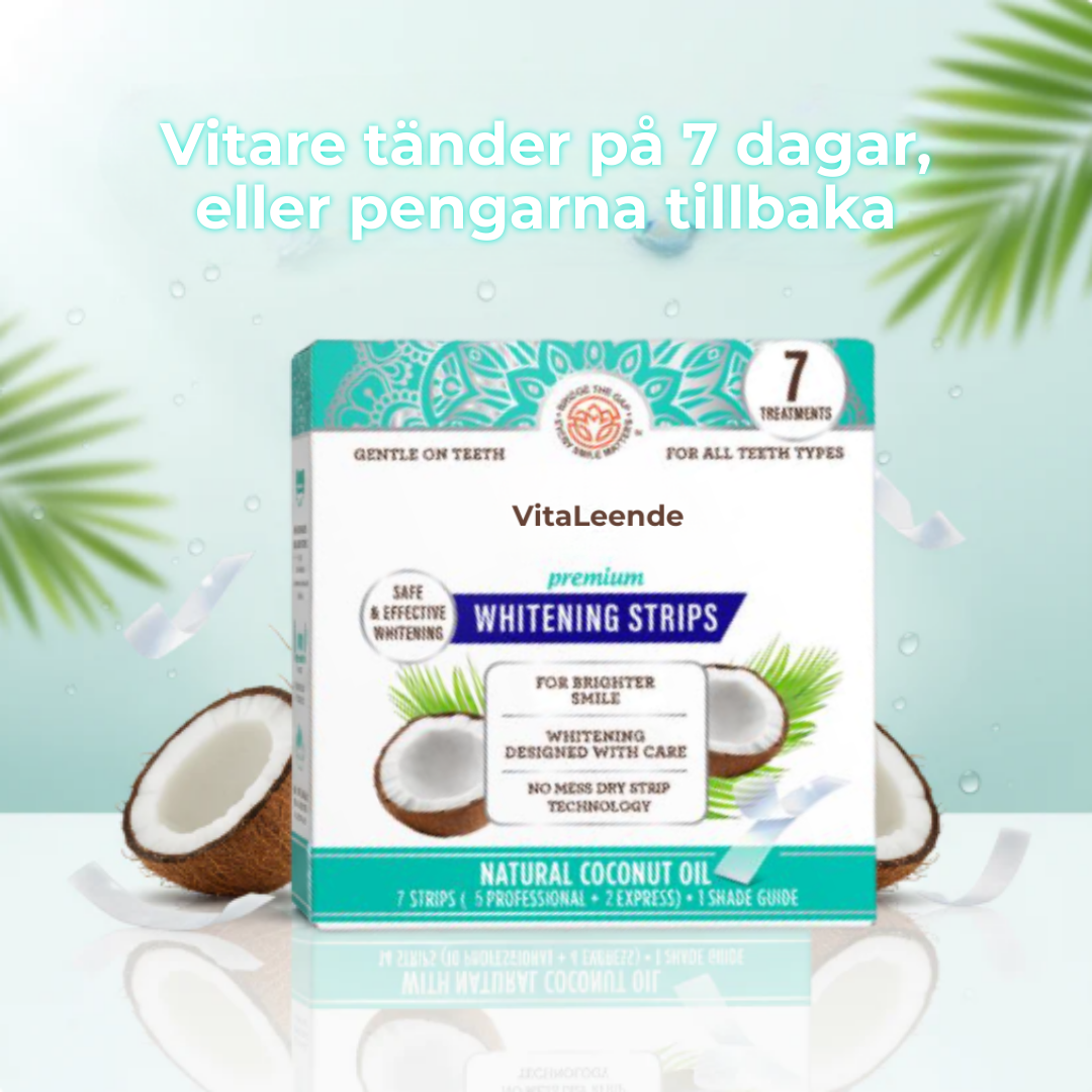 VitaLeende® | Lyft År av Fläckar Direkt – Smärtfri, Känslighetsfri Whitening!