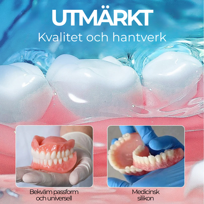 CrownFit® | Den bekväma helprotesen som sitter fast utan lim