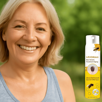 Levoria® BeeSmooth Spray | Säg adjö till hudflikar och vårtor – avslöja slät, självsäker hud på bara 7 dagar!