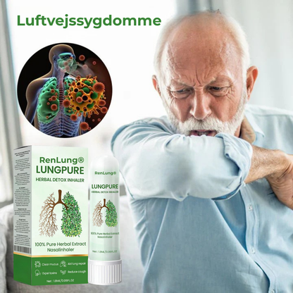 RenLung® Herbal Detox Inhaler | Snabb lindring på 15 minuter – andas lättare med RenLung®