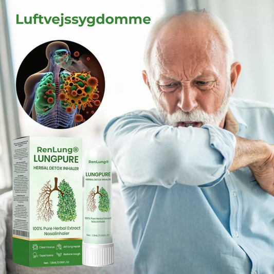RenLung® Herbal Detox Inhaler | Snabb lindring på 15 minuter – andas lättare med RenLung®
