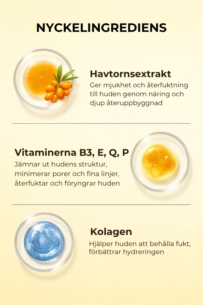 VitalGlöd® | djup återfuktning och en fastare hud hos äldre personer.