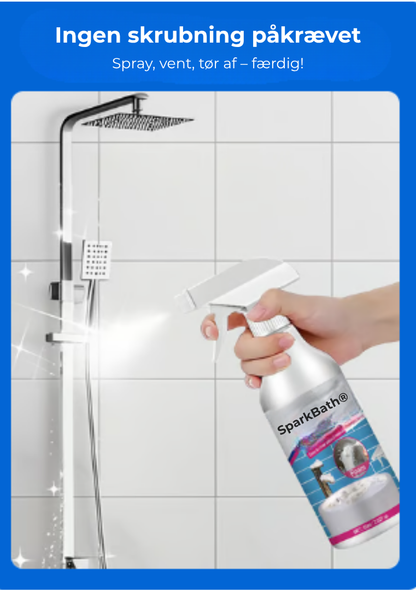 SparkBath® | Ditt badrum har aldrig varit så enkelt att rengöra