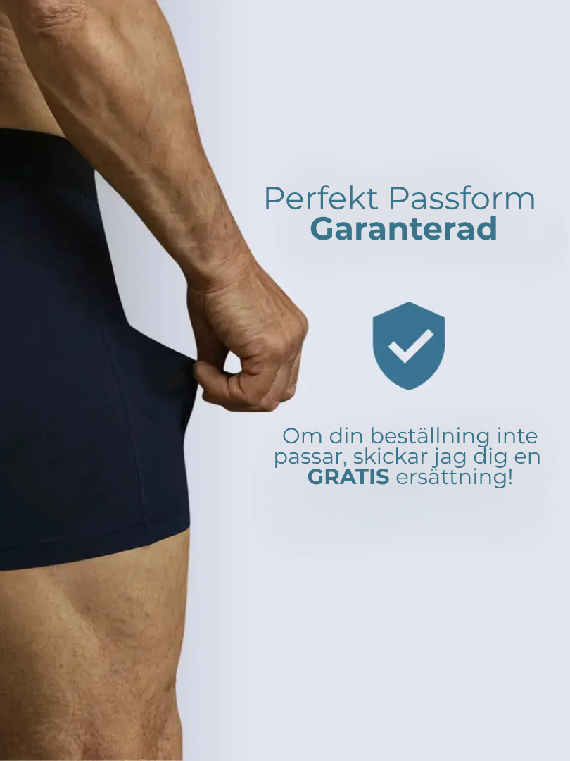 StarkBoxer® – Läckagefria boxershorts - Komfort - Kontroll - Utan skam - Utan besvär (3+2 GRATIS)