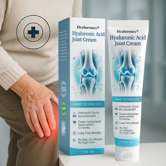 Hyaluronex® | Hyaluronsyra-ledkräm | Lindrar artrosvärk på bara 2 minuter!