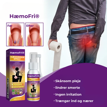 HæmoFri® | Detta är det bästa sättet att behandla och förebygga hemorrojder