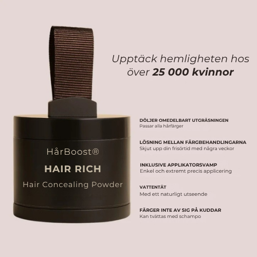 HårBoost® | VÄCK LIV I DITT HÅR IGEN!