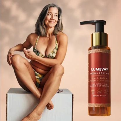 Lumeva® | Unik blandning av botaniska oljor som återaktiverar hudens elasticitet på bara 14 dagar
