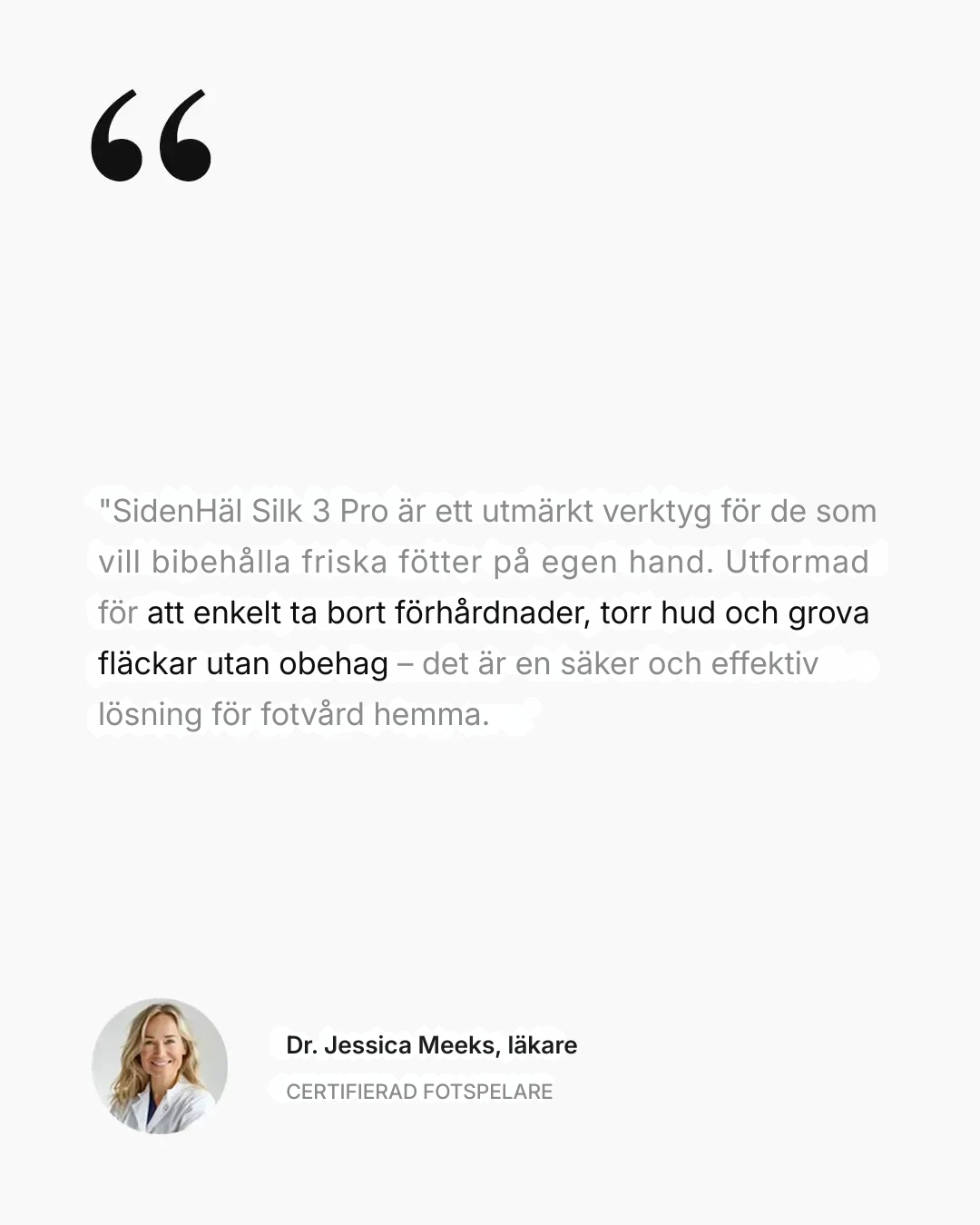 SidenHäl® | Uppladdningsbar elektrisk förhårdnadsborttagare för pedikyr hemma – tar bort torr hud och ger mjukare fötter