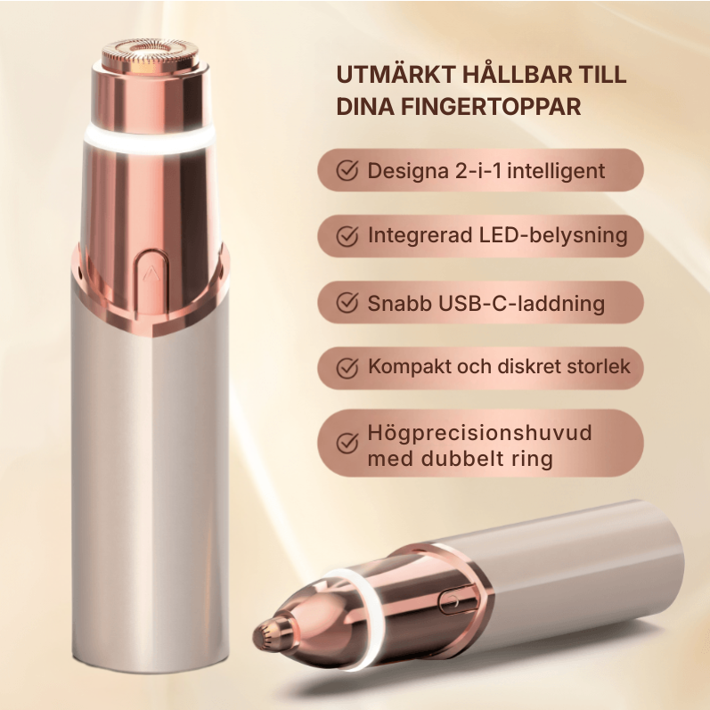 Lissé® | 2-i-1-hårborttagare för ansiktet