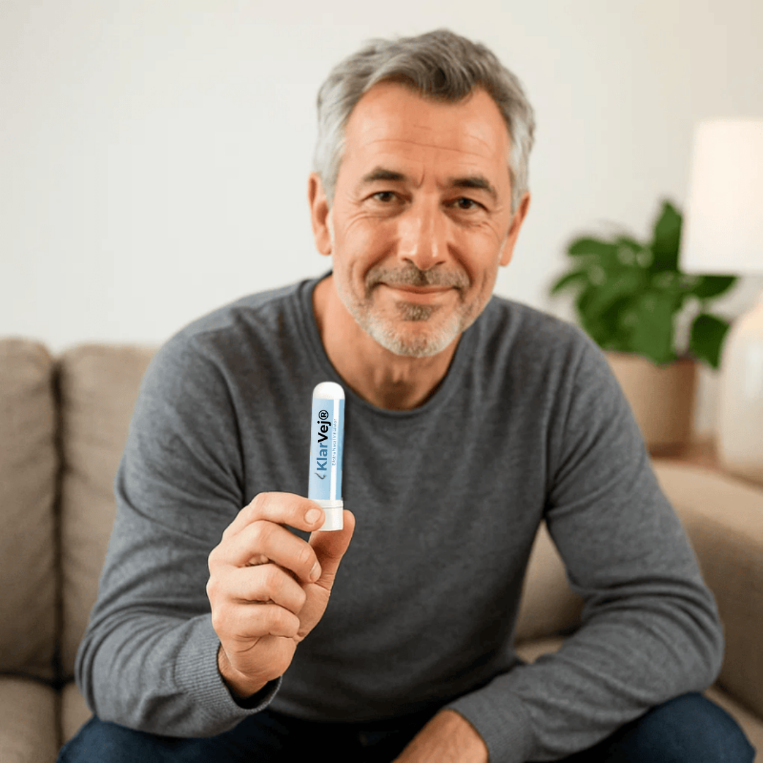 KlarVej® | Näseinhalator, ta bort täppt näsa på endast 7 minuter – och andas fritt igen!